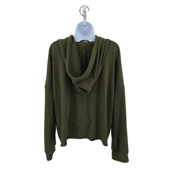 Shein Curve Green Pullover Hoodie Athletic Sweatshirt Womens Plus 3XL Drawstring - Picture 3 of 5